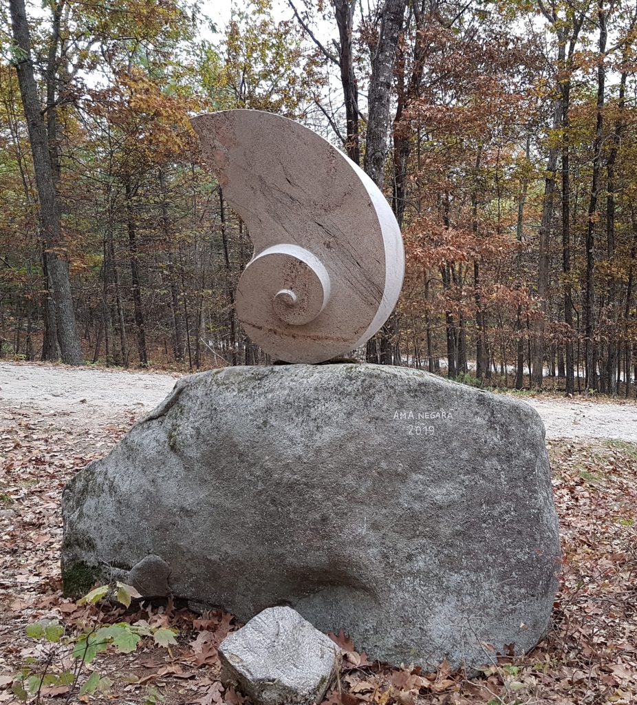 The beginning of the world, Granite, 1,20m/1.90m/1m, New Hampshire, U.S.A, 2019